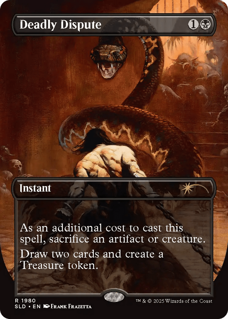 Deadly Dispute (1980) (Rainbow Foil) [Secret Lair Drop Series] MTG Single Magic: The Gathering  | Multizone: Comics And Games