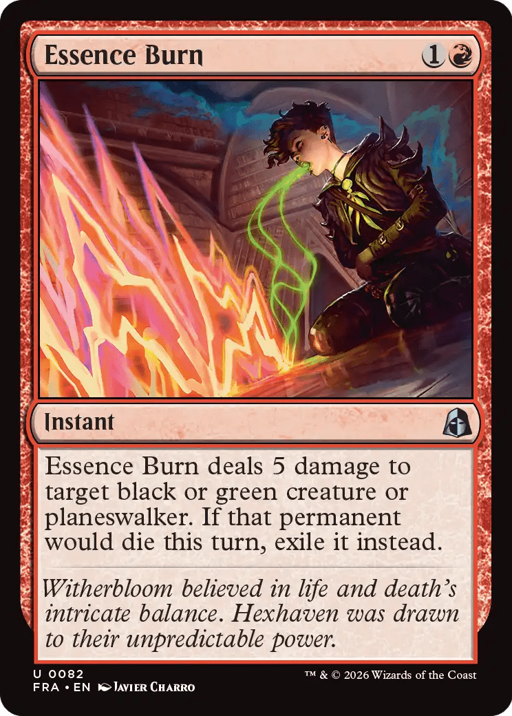 Essence Burn [Reality Fracture] MTG Single Magic: The Gathering  | Multizone: Comics And Games