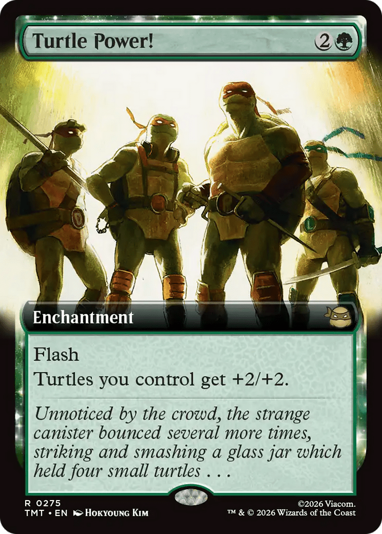 Turtle Power! (Extended Art) [Teenage Mutant Ninja Turtles] MTG Single Magic: The Gathering  | Multizone: Comics And Games