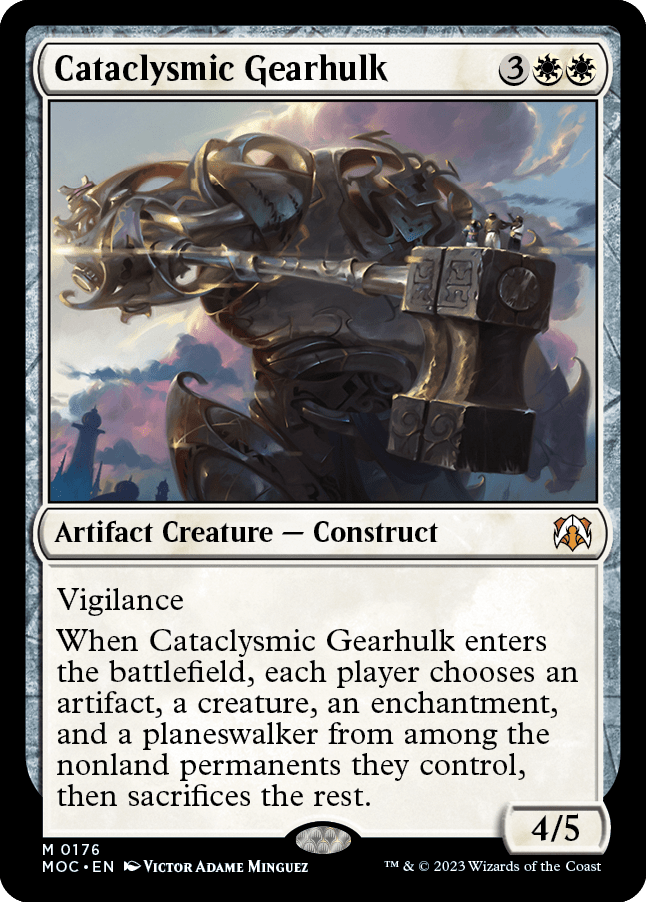 Cataclysmic Gearhulk [March of the Machine Commander] MTG Single Magic: The Gathering  | Multizone: Comics And Games