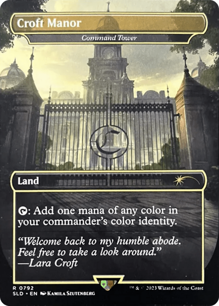 Croft Manor - Command Tower [Secret Lair Drop Series] MTG Single Magic: The Gathering  | Multizone: Comics And Games