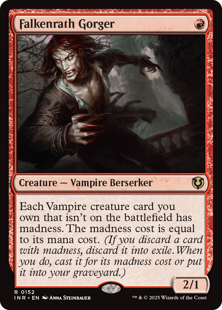 Falkenrath Gorger [Innistrad Remastered] MTG Single Magic: The Gathering  | Multizone: Comics And Games