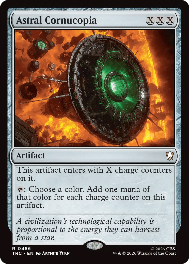 Astral Cornucopia (Surge Foil) [Star Trek Commander] MTG Single Magic: The Gathering  | Multizone: Comics And Games