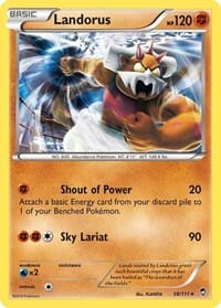 Landorus (58/111) (Theme Deck Exclusive) [XY: Furious Fists] Pokemon Single Pokémon  | Multizone: Comics And Games