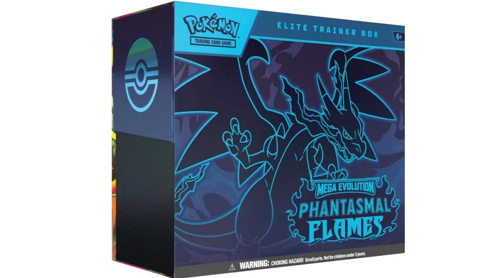 Pokemon: Phantasmal flames: Elite trainer box (Pre-order 14/11/2025) Pokemon Pokémon  | Multizone: Comics And Games