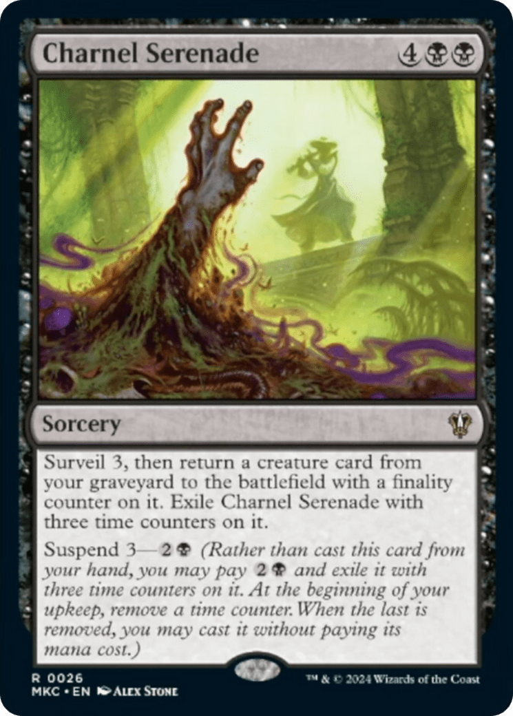 Charnel Serenade [Murders at Karlov Manor Commander] MTG Single Magic: The Gathering  | Multizone: Comics And Games