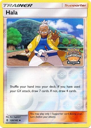 Hala (126/145) (Regional Championship Promo) [Sun & Moon: Guardians Rising] Pokemon Single Pokémon  | Multizone: Comics And Games
