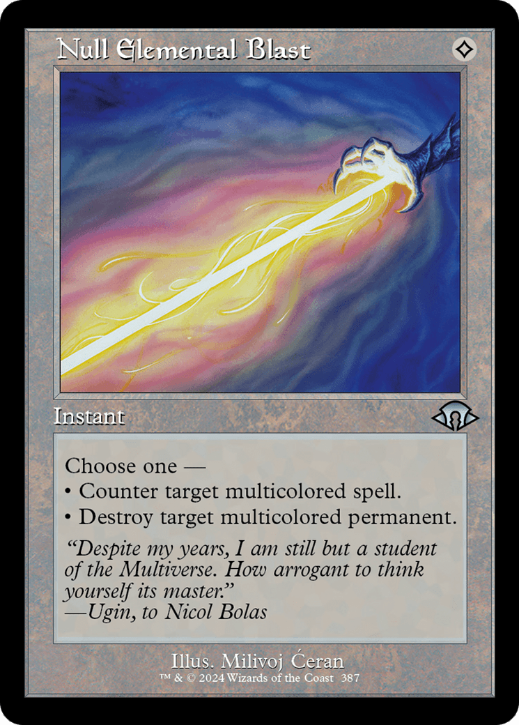 Null Elemental Blast (Retro) [Modern Horizons 3] MTG Single Magic: The Gathering  | Multizone: Comics And Games