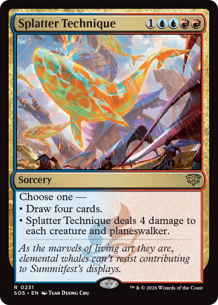 Splatter Technique [Secrets of Strixhaven] MTG Single Magic: The Gathering  | Multizone: Comics And Games
