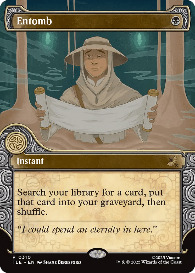 Entomb (Showcase) [Avatar: The Last Airbender: Eternal-Legal] MTG Single Magic: The Gathering  | Multizone: Comics And Games