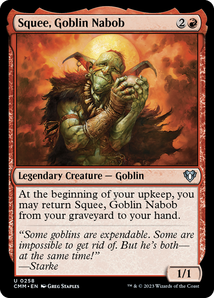 Squee, Goblin Nabob [Commander Masters] MTG Single Magic: The Gathering  | Multizone: Comics And Games