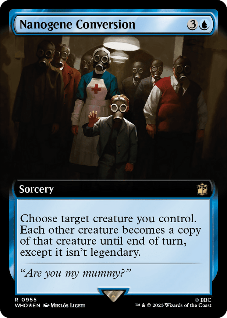 Nanogene Conversion (Extended Art) (Surge Foil) [Doctor Who] MTG Single Magic: The Gathering  | Multizone: Comics And Games
