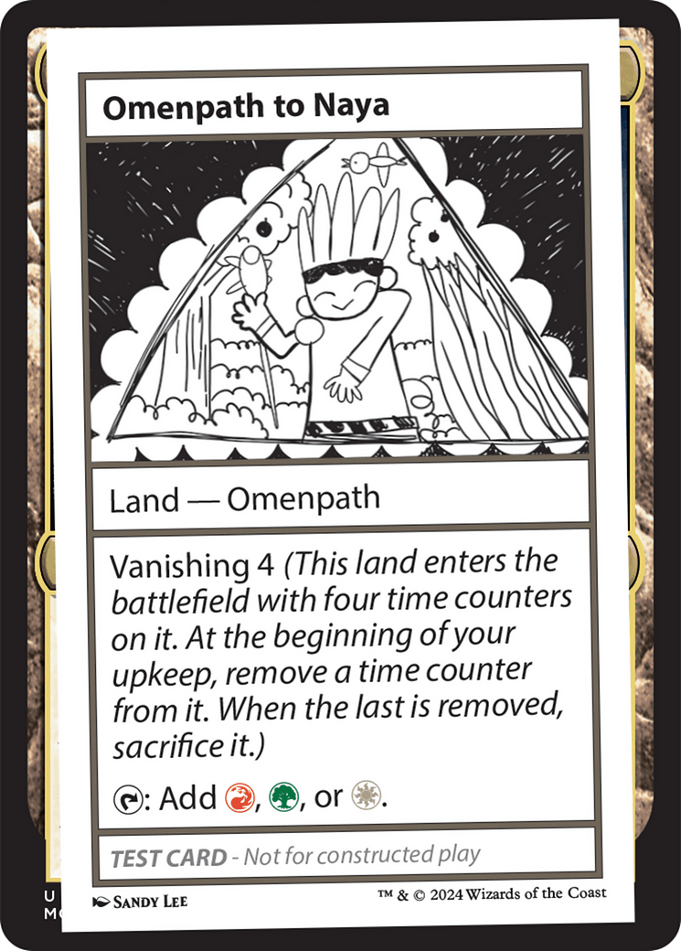 Omenpath to Naya [Mystery Booster 2 Playtest Cards] MTG Single Magic: The Gathering  | Multizone: Comics And Games