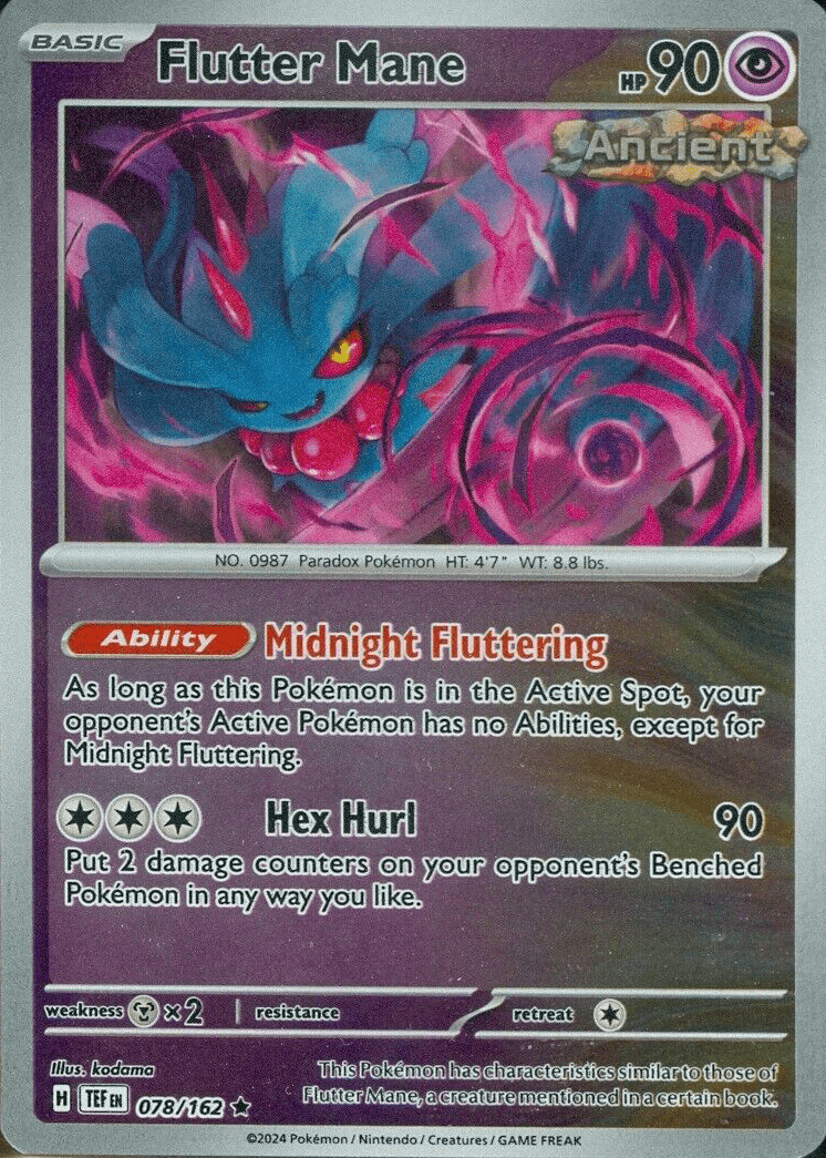 Flutter Mane (078/162) [Scarlet & Violet: Temporal Forces] Pokemon Single Pokémon  | Multizone: Comics And Games