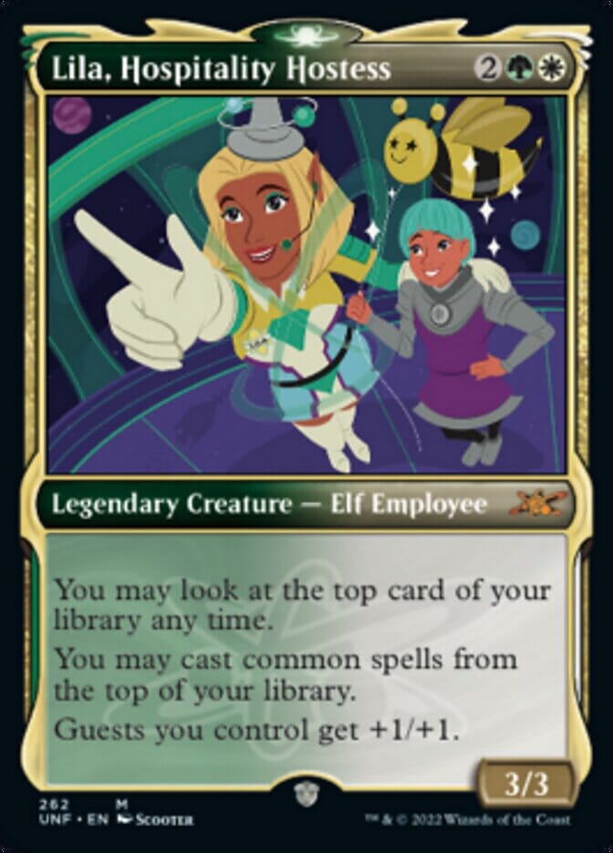 Lila, Hospitality Hostess (Showcase) [Unfinity] MTG Single Magic: The Gathering  | Multizone: Comics And Games