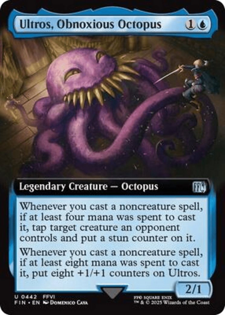 Ultros, Obnoxious Octopus (Extended Art) [FINAL FANTASY] MTG Single Magic: The Gathering  | Multizone: Comics And Games