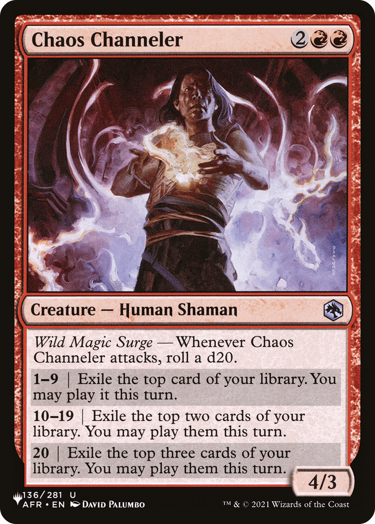 Chaos Channeler [The List] MTG Single Magic: The Gathering  | Multizone: Comics And Games