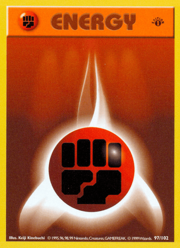 Fighting Energy (97/102) (Shadowless) [Base Set 1st Edition] Pokemon Single Pokémon  | Multizone: Comics And Games