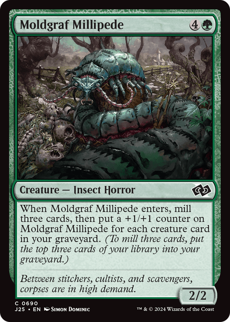 Moldgraf Millipede [Foundations Jumpstart] MTG Single Magic: The Gathering  | Multizone: Comics And Games