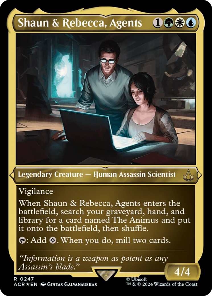 Shaun & Rebecca, Agents (Foil Etched) [Assassin's Creed] | Multizone: Comics And Games