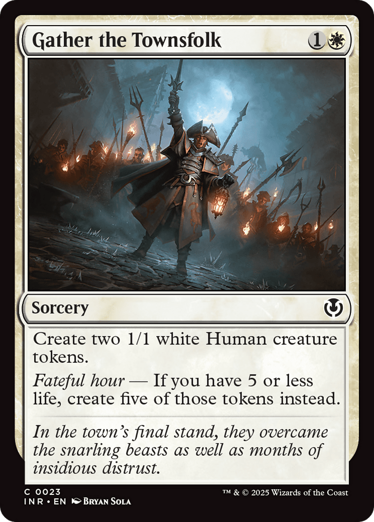 Gather the Townsfolk [Innistrad Remastered] MTG Single Magic: The Gathering  | Multizone: Comics And Games