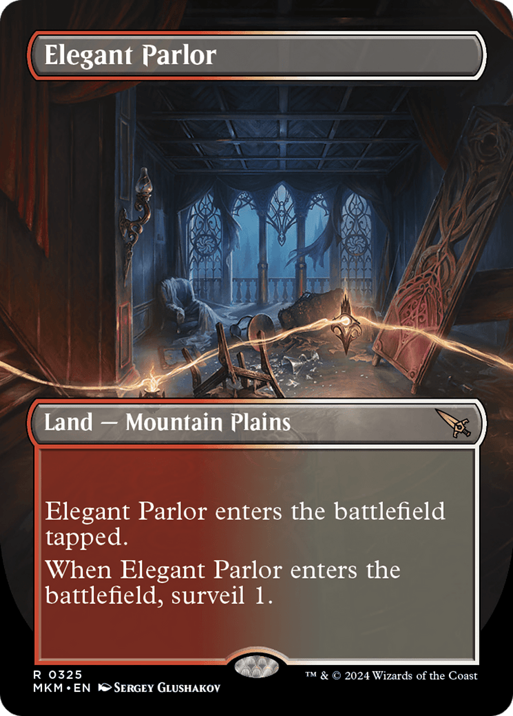 Elegant Parlor (Borderless) [Murders at Karlov Manor] MTG Single Magic: The Gathering  | Multizone: Comics And Games