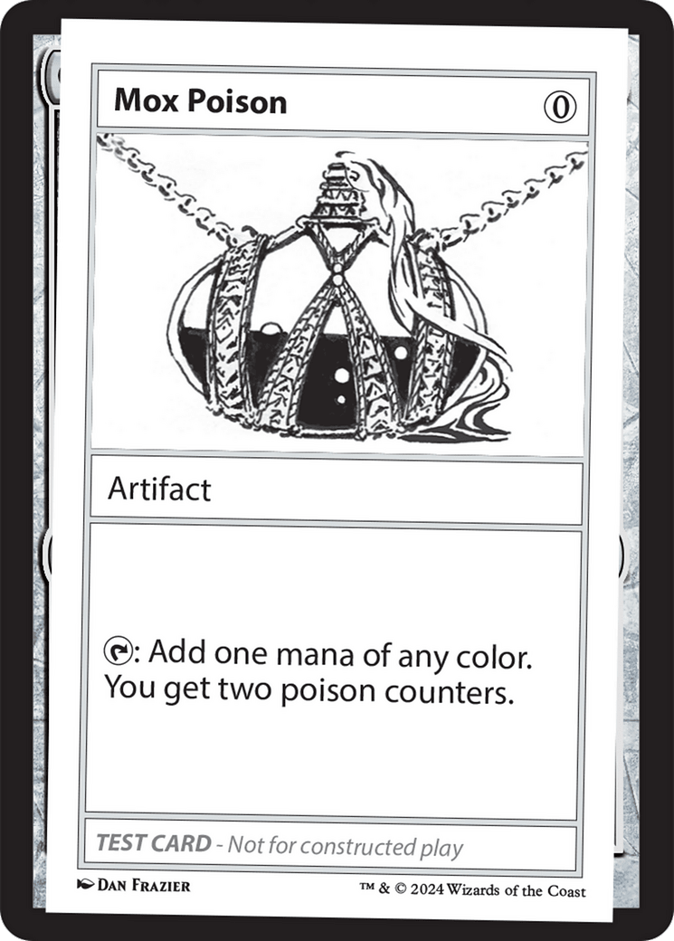 Mox Poison [Mystery Booster 2 Playtest Cards] MTG Single Magic: The Gathering  | Multizone: Comics And Games