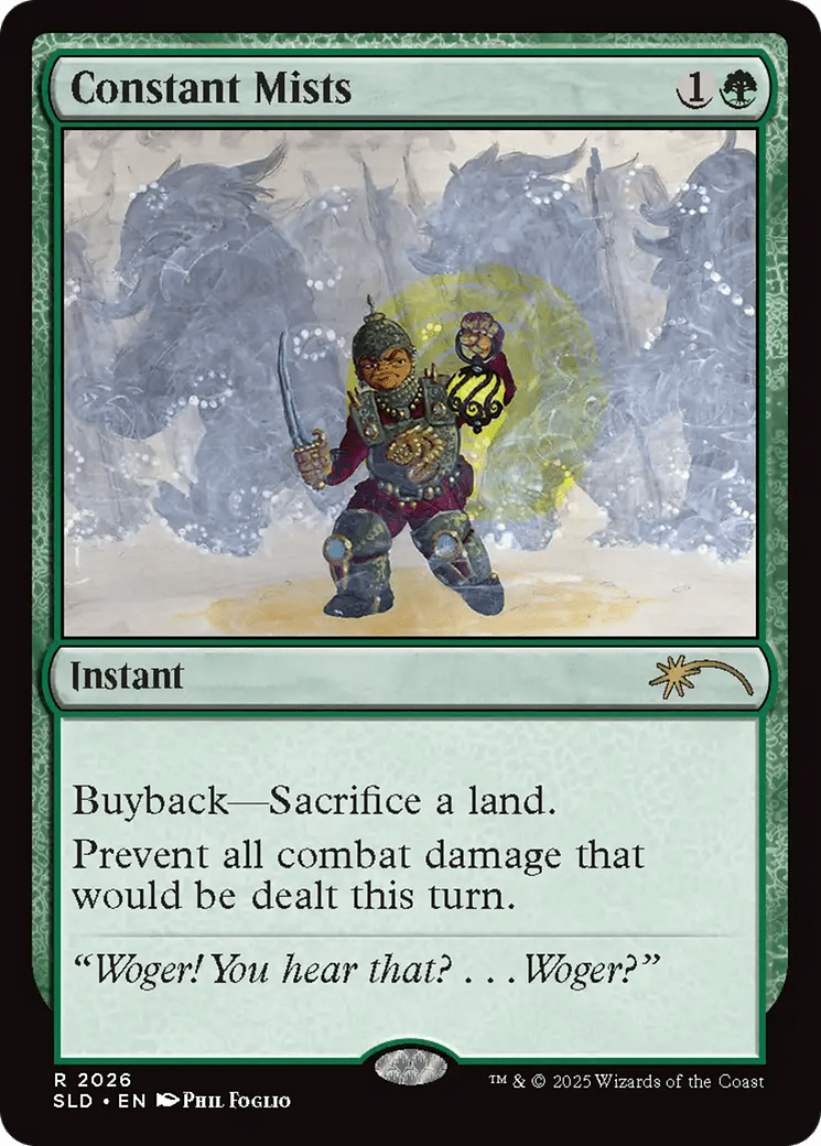 Constant Mists (2026) (Rainbow Foil) [Secret Lair Drop Series] MTG Single Magic: The Gathering  | Multizone: Comics And Games