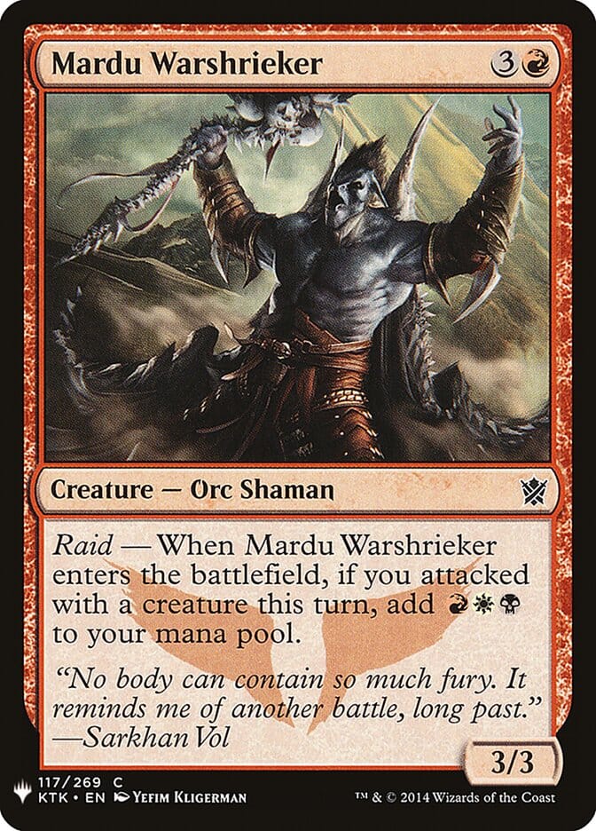 Mardu Warshrieker [Mystery Booster] MTG Single Magic: The Gathering  | Multizone: Comics And Games