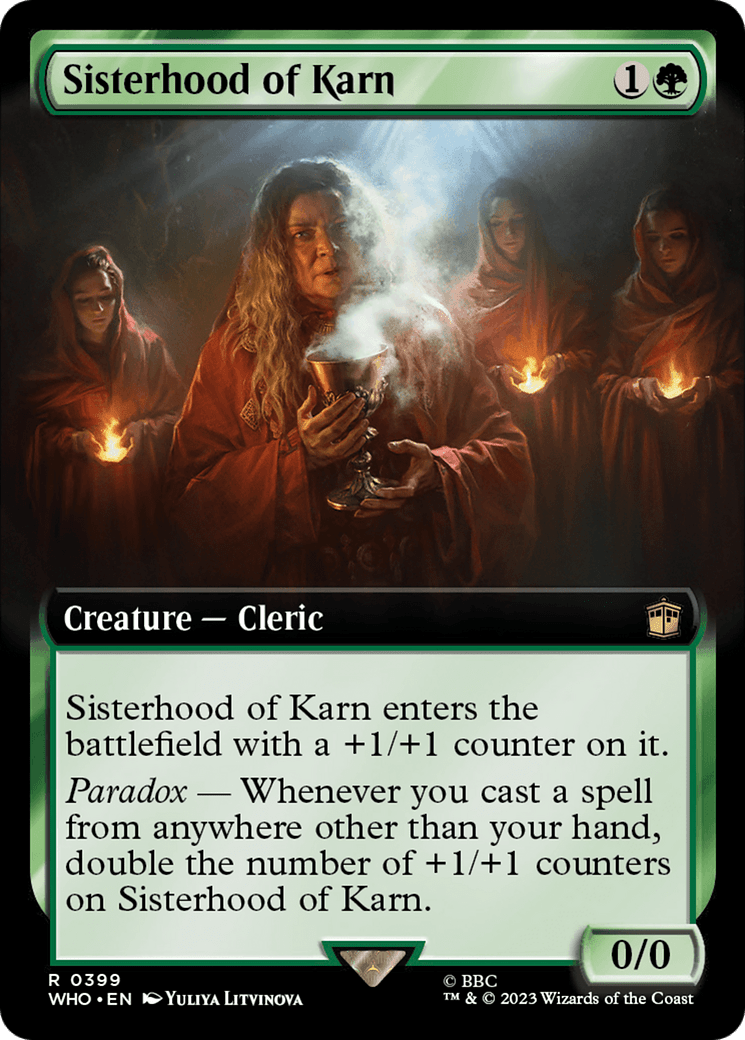 Sisterhood of Karn (Extended Art) [Doctor Who] MTG Single Magic: The Gathering  | Multizone: Comics And Games