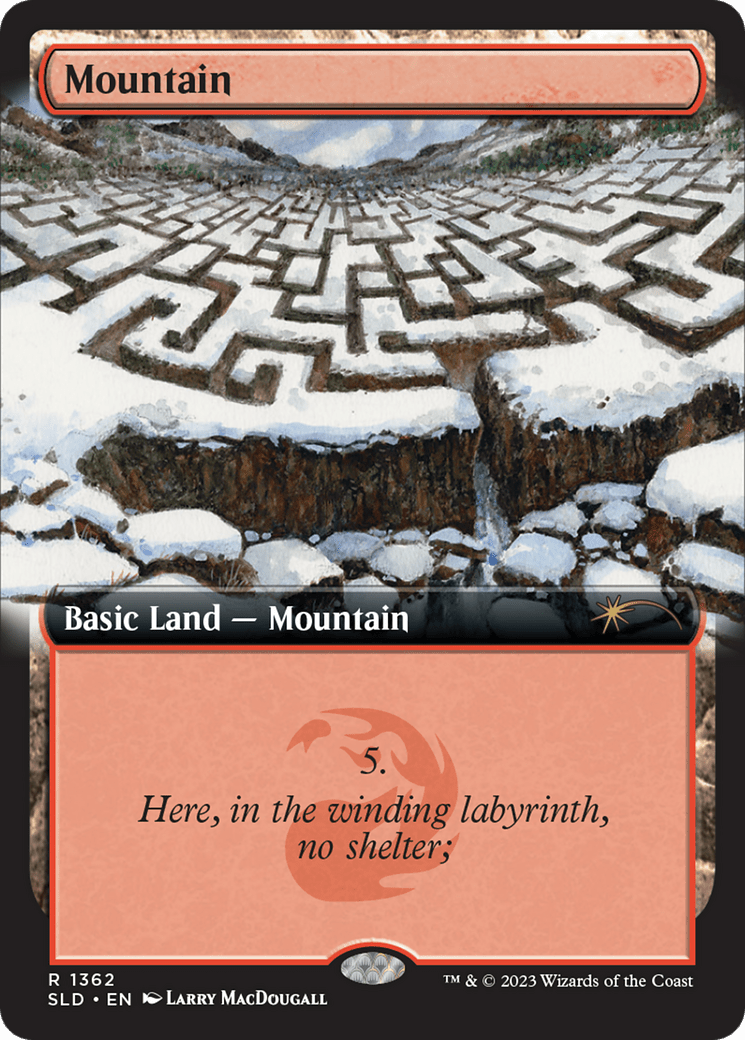 Mountain (1362) [Secret Lair Drop Series] MTG Single Magic: The Gathering  | Multizone: Comics And Games