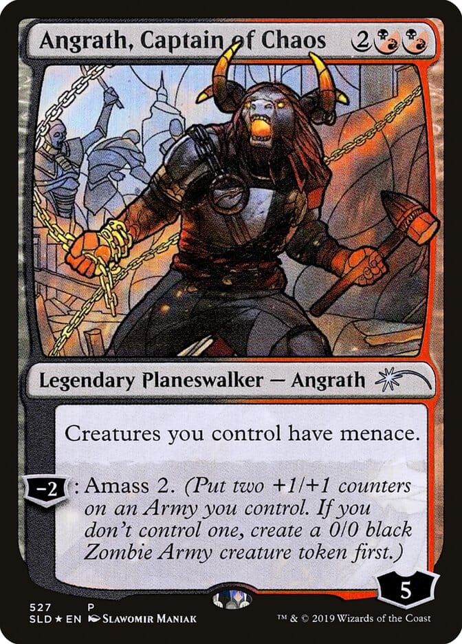 Angrath, Captain of Chaos (Stained Glass) [Secret Lair Drop Promos] MTG Single Magic: The Gathering  | Multizone: Comics And Games