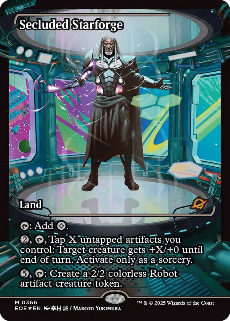 Secluded Starforge (Showcase) [Edge of Eternities] MTG Single Magic: The Gathering  | Multizone: Comics And Games