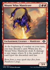 Mount Velus Manticore [Modern Horizons 2] MTG Single Magic: The Gathering  | Multizone: Comics And Games