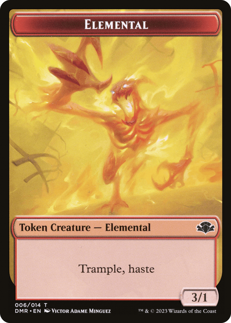 Elemental Token [Dominaria Remastered Tokens] MTG Single Magic: The Gathering  | Multizone: Comics And Games
