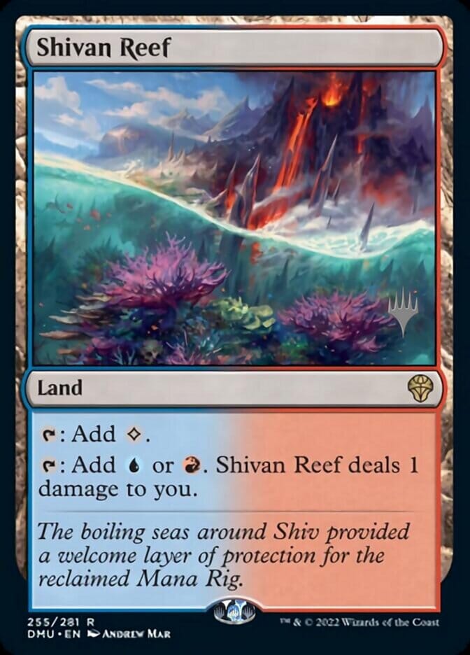 Shivan Reef (Promo Pack) [Dominaria United Promos] MTG Single Magic: The Gathering  | Multizone: Comics And Games