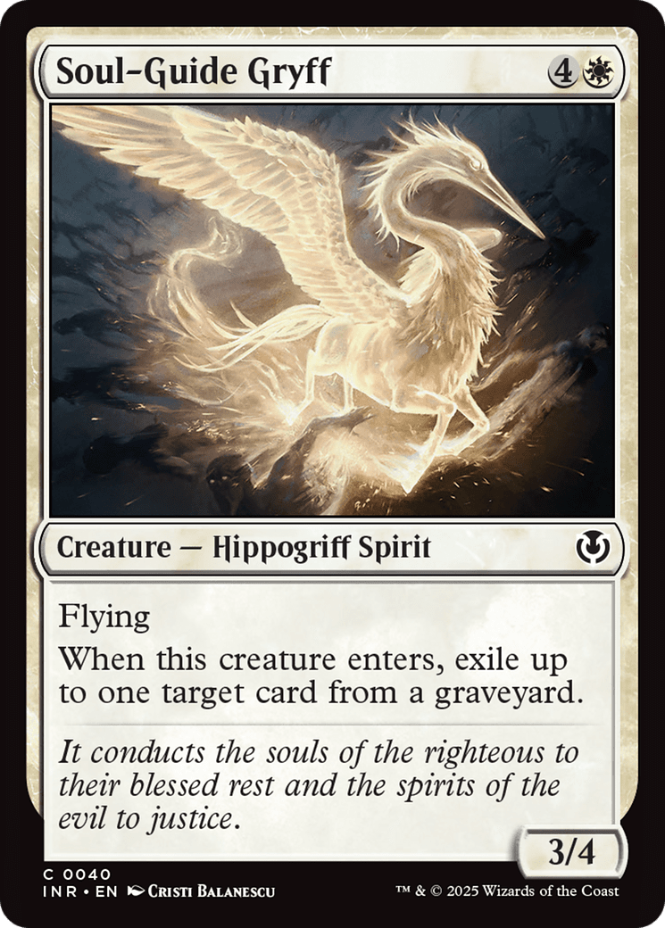 Soul-Guide Gryff [Innistrad Remastered] MTG Single Magic: The Gathering  | Multizone: Comics And Games