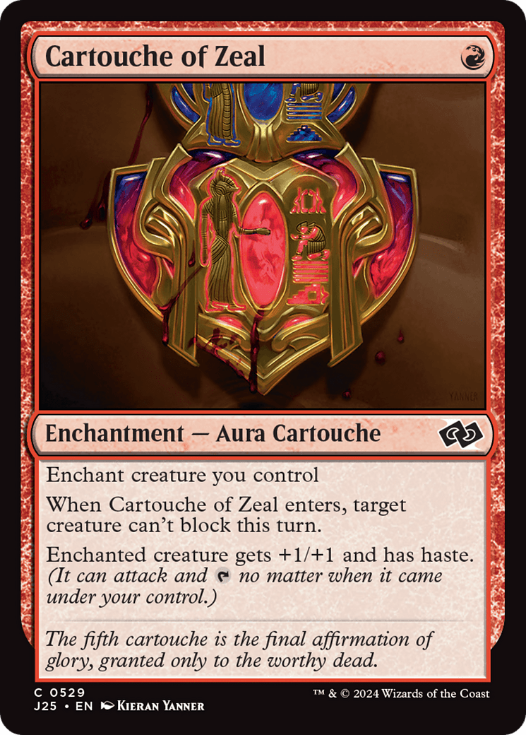 Cartouche of Zeal [Foundations Jumpstart] MTG Single Magic: The Gathering  | Multizone: Comics And Games
