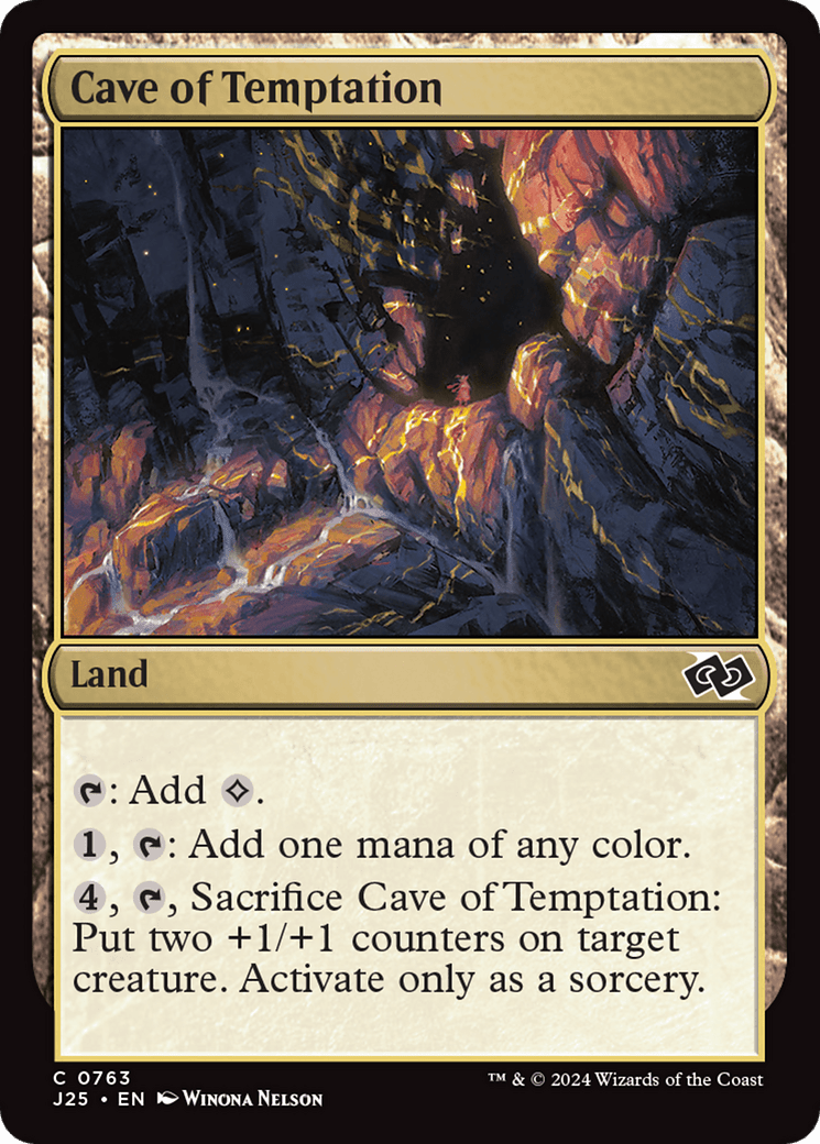 Cave of Temptation [Foundations Jumpstart] MTG Single Magic: The Gathering  | Multizone: Comics And Games