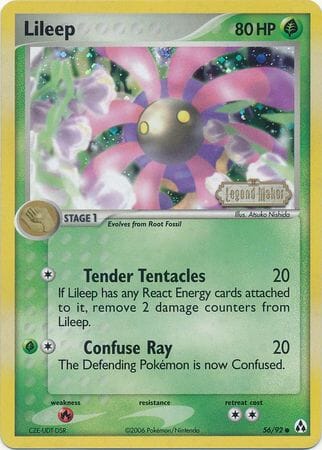 Lileep (56/92) (Stamped) [EX: Legend Maker] Pokemon Single Pokémon  | Multizone: Comics And Games