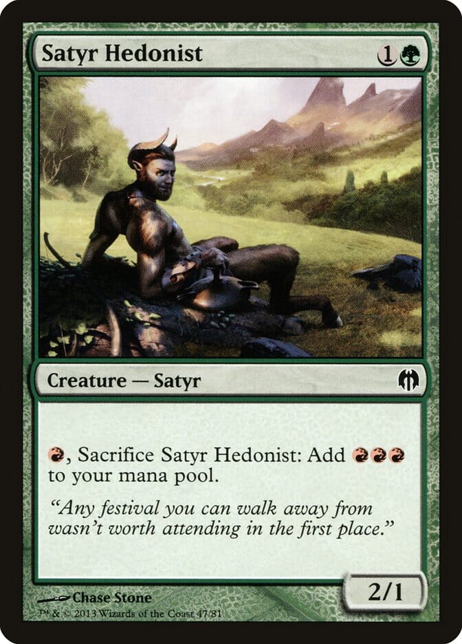 Satyr Hedonist [Duel Decks: Heroes vs. Monsters] MTG Single Magic: The Gathering  | Multizone: Comics And Games
