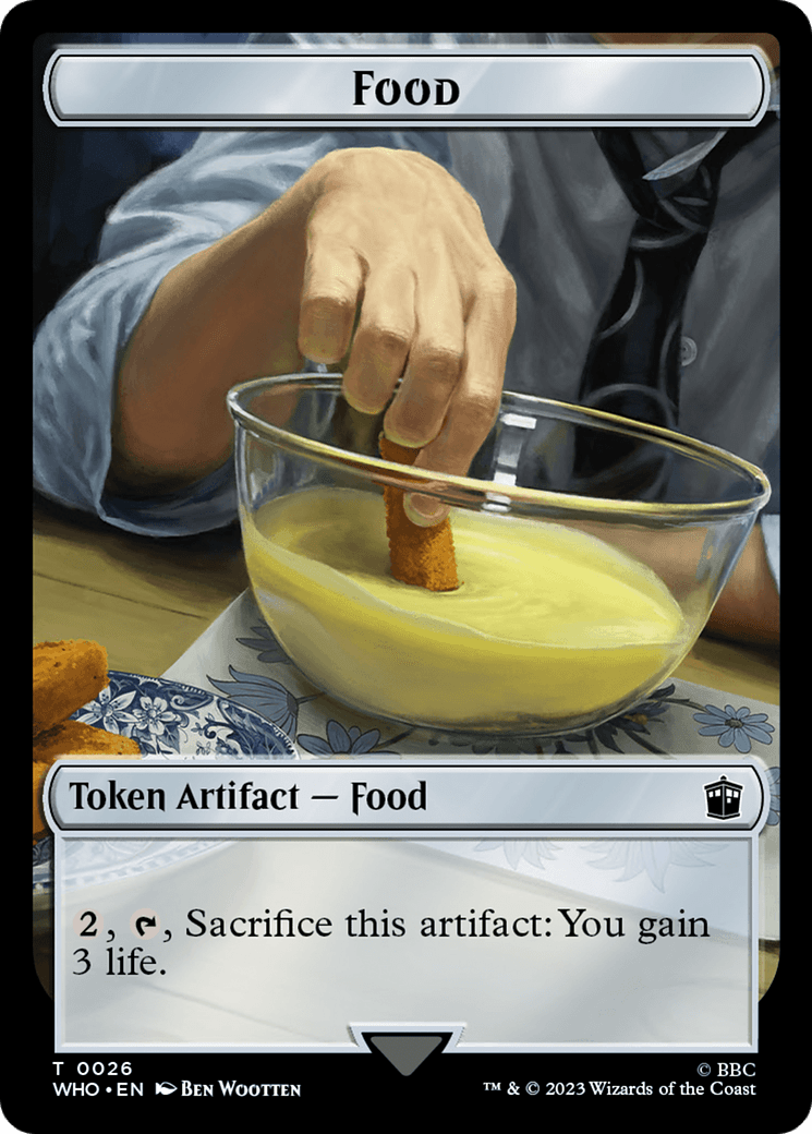 Alien Angel // Food (0026) Double-Sided Token [Doctor Who Tokens] MTG Single Magic: The Gathering  | Multizone: Comics And Games