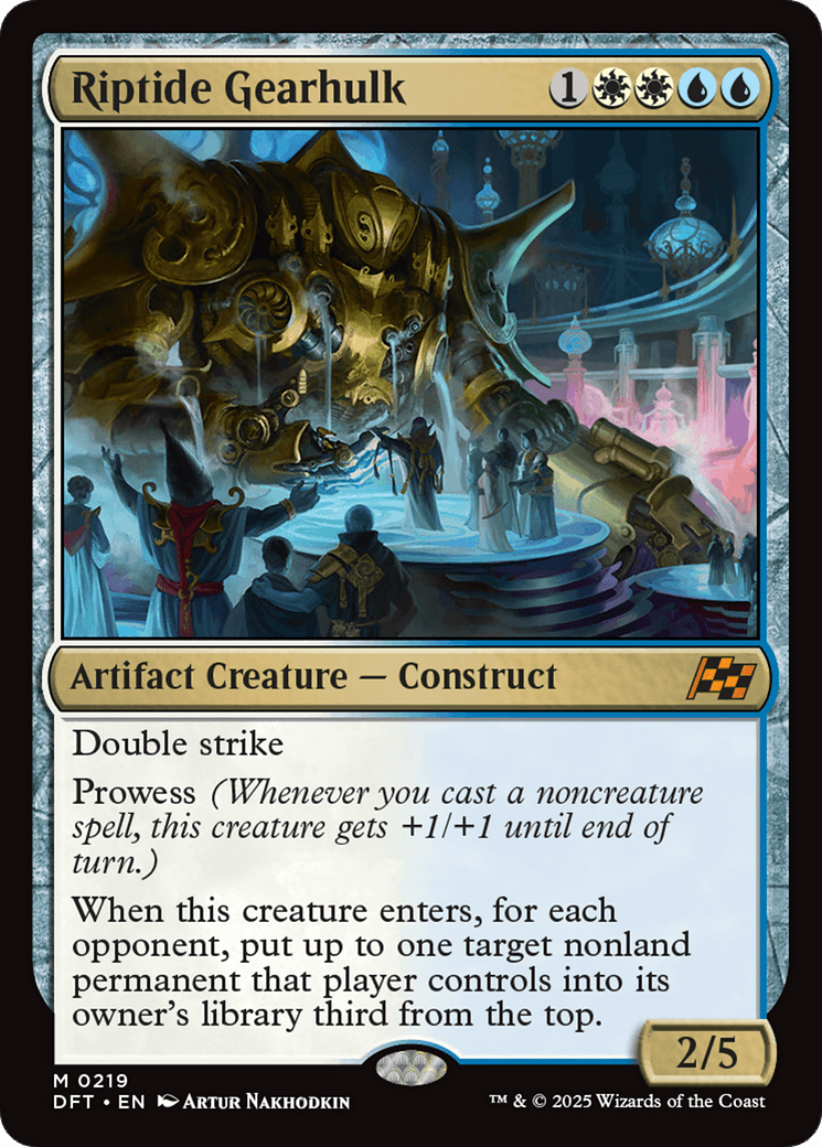 Riptide Gearhulk [Aetherdrift] MTG Single Magic: The Gathering  | Multizone: Comics And Games