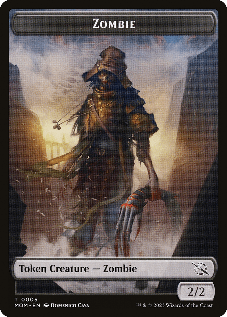 Treasure (21) // Zombie Double-Sided Token [March of the Machine Tokens] MTG Single Magic: The Gathering  | Multizone: Comics And Games