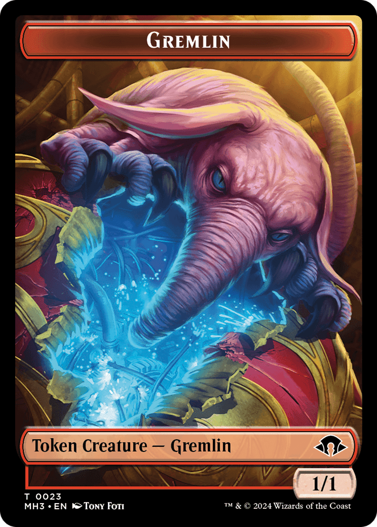 Servo // Gremlin Double-Sided Token [Modern Horizons 3 Tokens] MTG Single Magic: The Gathering  | Multizone: Comics And Games