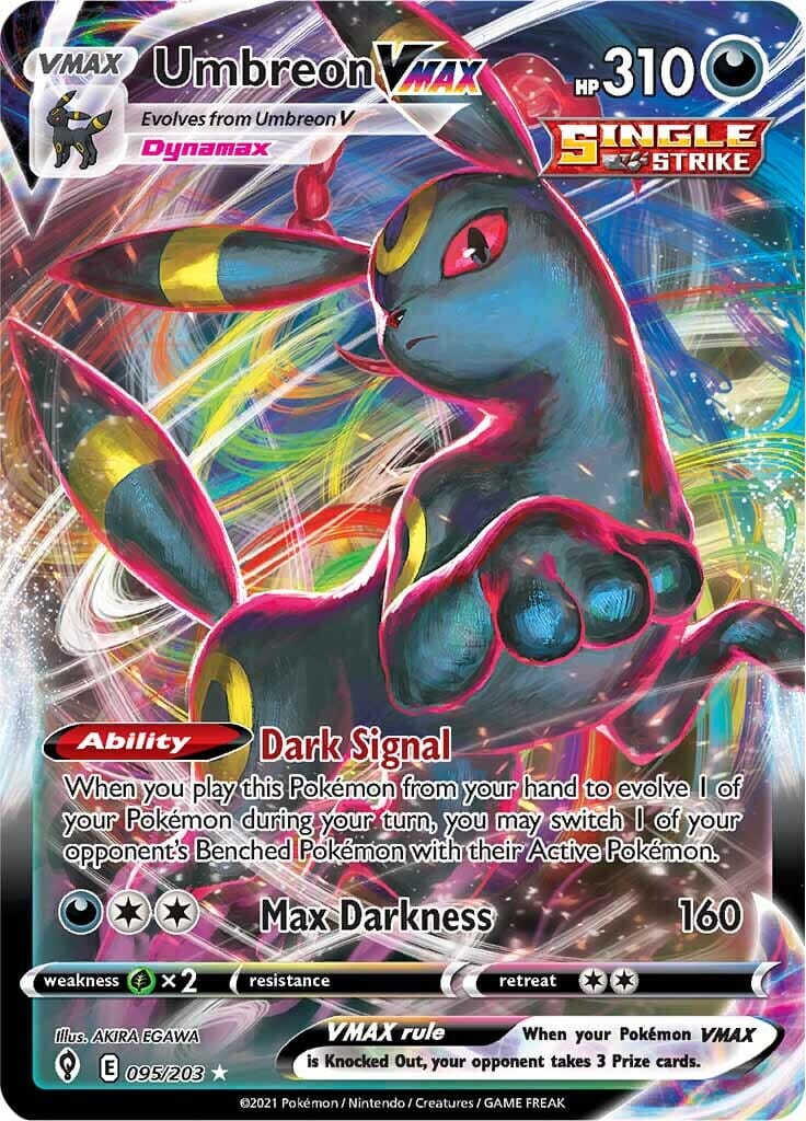 Umbreon VMAX (095/203) [Sword & Shield: Evolving Skies] Pokemon Single Pokémon  | Multizone: Comics And Games