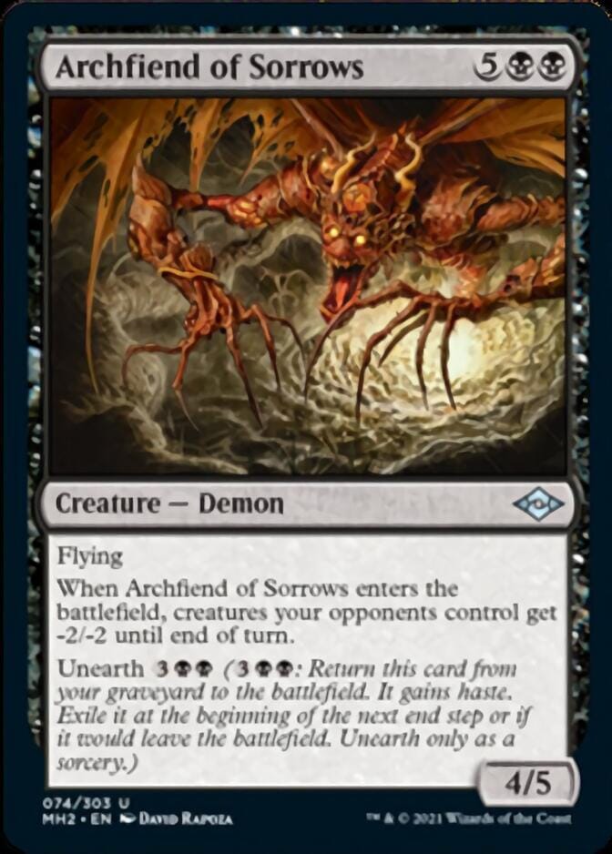 Archfiend of Sorrows [Modern Horizons 2] MTG Single Magic: The Gathering  | Multizone: Comics And Games