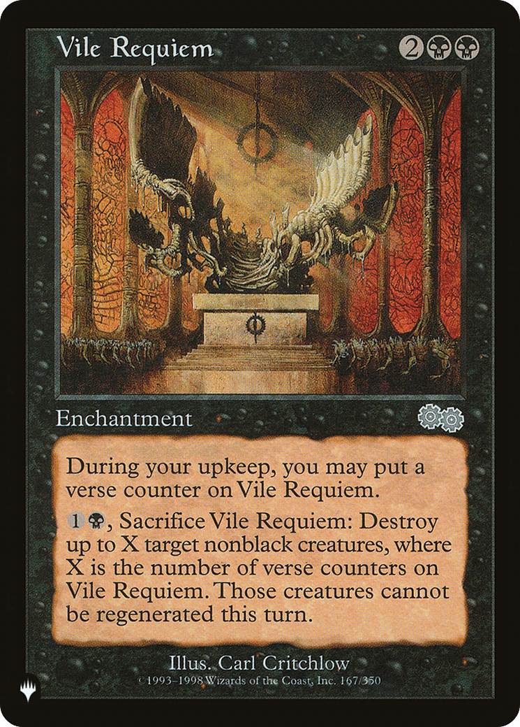 Vile Requiem (USG) [The List] MTG Single Magic: The Gathering  | Multizone: Comics And Games