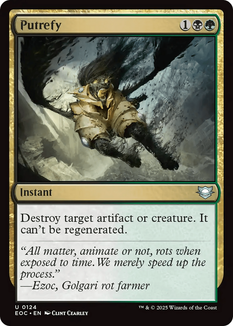 Putrefy [Edge of Eternities Commander] MTG Single Magic: The Gathering  | Multizone: Comics And Games