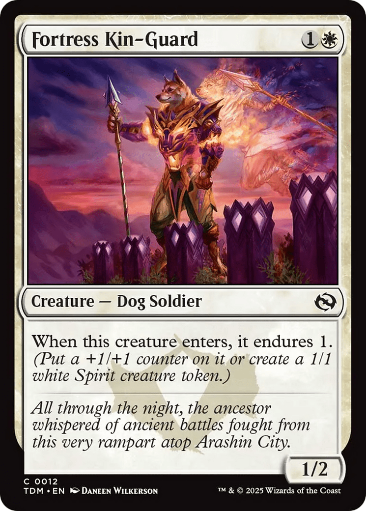 Fortress Kin-Guard [Tarkir: Dragonstorm] MTG Single Magic: The Gathering  | Multizone: Comics And Games